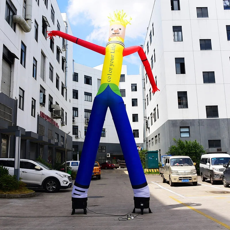 Dancing Man with Blower for AdvertisingCustomized Inflatable Sky Air Dancer High Quality Inflatable Waving Man/ Airdancer