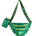 Shamrock Fanny Pack Drink Holder Waist Bag for Men Women Festival Holiday Summer St. Patrick's Day Party Favor Supplies Made