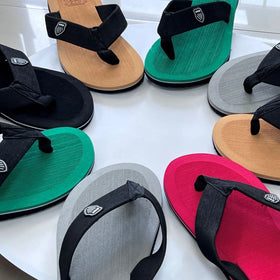Wholesale Couple Printed Slippers Sandals Men's Women's Breathable Beach Shoes for Summer Stripe Design Clip Tow for Winter Use