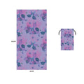 Custom Sand Free Customize Large Tie Dye Hooded pink Beach Towels