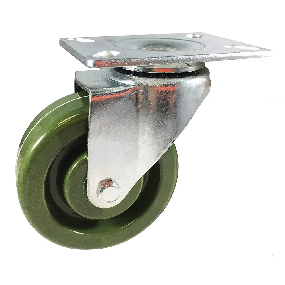 HM2401 High Temperature Bakery Oven Rack Caster | -20F 550F | 4" X 1.5" Size | 500 Lbs Capacity Each | Kitchen Supermarket