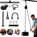 ZJFIT Fitness Pulley Cable Machine Attachment System ABS Steel 150KG Weight Stack 10-Piece Durable Arm Biceps Triceps Blaster