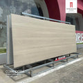 1200x3000mm Cork Extra Porcelain Slab Matt Wood Grain Stone Cladding Wall Tile for Interior Design