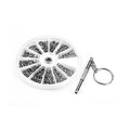 600PCS Glasses Screw and Nut Combination Kit 600 Stainless Steel Small Screw Nut Repair Tool Sunglasses Mobile