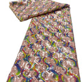 New Arrival Lnyini Geometric Sequin Polyester Yarn Fabric 120cm Width for Spring/Summer Wholesales