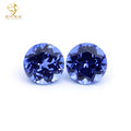 LONGYING in Stock Loose Lab Grow Gemstone Hot Sale Round Diamond Cut Sapphire Grc Certificate