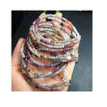 Natural Raw Crystal Gemstone  Jewelry Natural Sapphire Mixed clear Quartz Faceted 925 Sterling Silver Bracelets