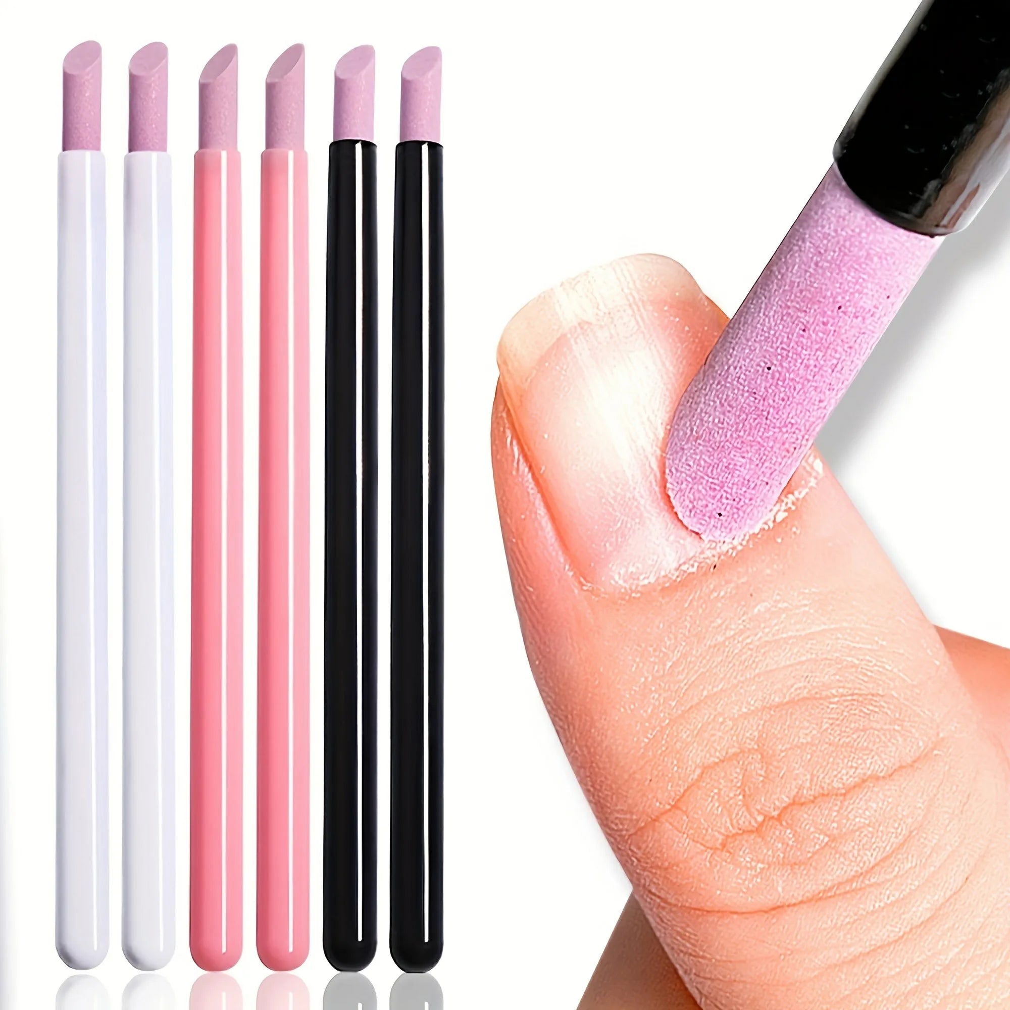 Nail Surface Clean Pumice Stone Stick Pen Shape Pumice Stone Nail Repairing Sanding File