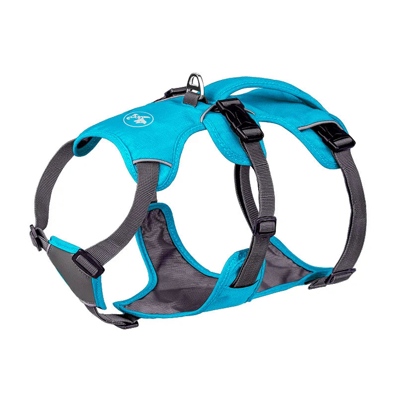 OEM/ODM Premium Pet Supplies Comfort Security Large Dog Anti-Break Vest Nylon Pet Harness with Chest Strap Leash Customizable