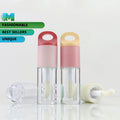Disposable Sterile Empty Mangueira De Plastico Plastic Lip Brush Tube Bulk Order Vintage Embossed Makeup Lipstick Tube