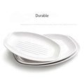 Wholesale Restaurant Dinnerware White Plastic 8 Inch Cheap Oval Melamine Serving Dish
