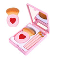 Zonyin New Design Cosmetic Mirror Set Private Label Square 5 Piece Portable Travel Makeup Mirror Set with case and Brush
