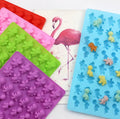 48 Cavity Cute Little Dinosaur Shape Chocolate Silicone Molds Silicone Tray Silicone Gummy Candy Resin Mold Baking Tools