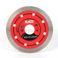Raizi Hot Sales Ultra Compact Surface 110mm Sintered Porcelain Diamond Saw Blade Use for Dekton Tile SapienStone Cutting