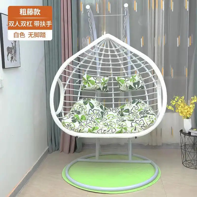 Woqi Double Stand Egg-Shaped Hanging Camping Chair for Outdoor Hotel Furniture