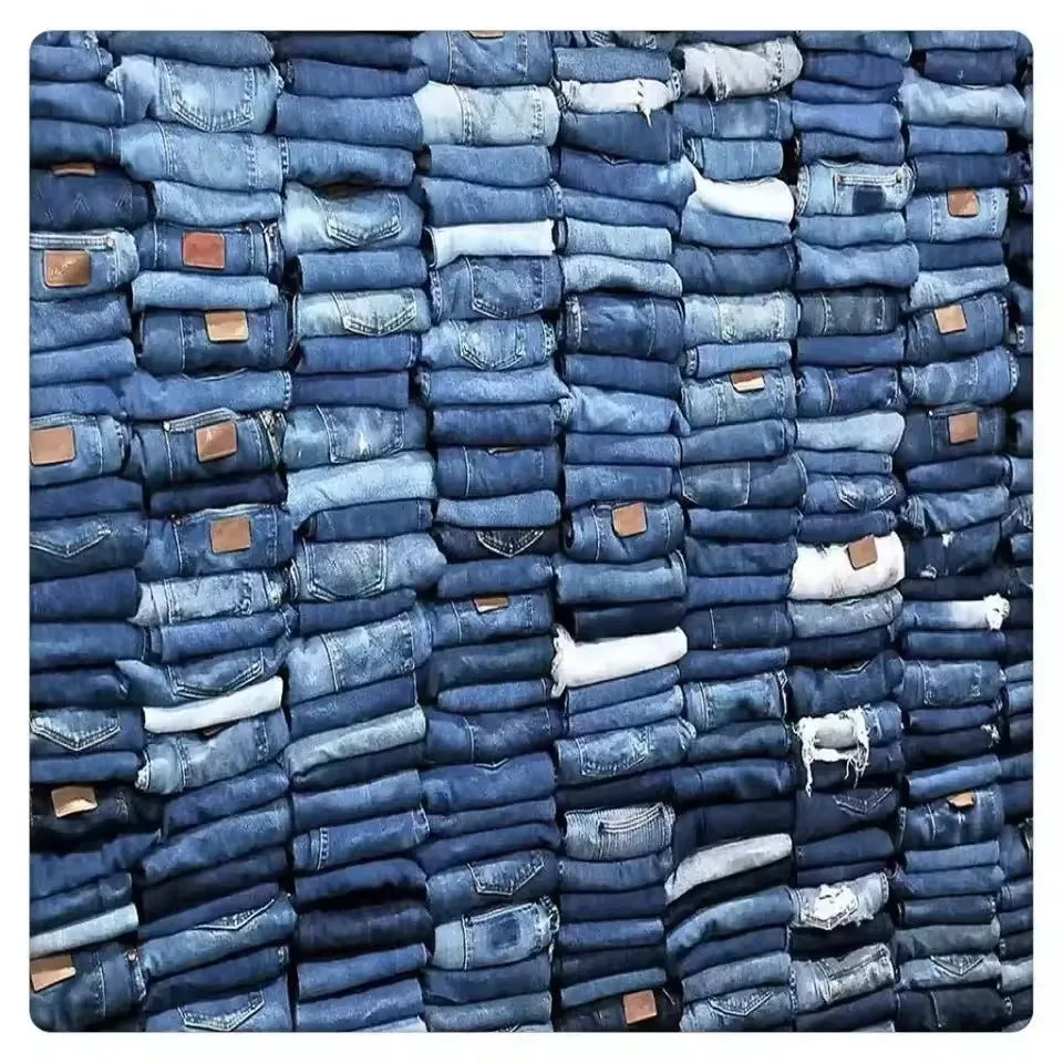 Brand New Label Stock Ultra Skinny Straight Leg Low Price High Standard Fashion Design High-quality Jeans