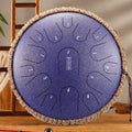 2021 New Steel Tongue Drum 13 Inch 15 Tone Tank Drum Percussion Hanging Drum D Blue
