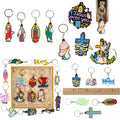 Trendy Christian Keychain Bible Verse Cross and Jesus Christ Inspirational Religious Keyring for Church Accessories Bulk Sales