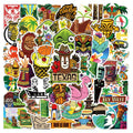 2023 Newly 50PCS Tropical Luau travel Tiki Traditional Hawaiian totem Hawaii tiki sticker