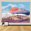 Wall  Hanging Tapestry Sun Moon Series Dormitory Decoration Hippie Mandala Psychedelic Living Room Bedroom Background Tapestry
