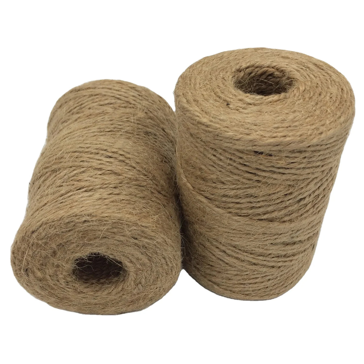 China Factory Natural Color Twisted Jute Yarn 2Ply 100m Spool for Packaging Jute Twine Jute Rope