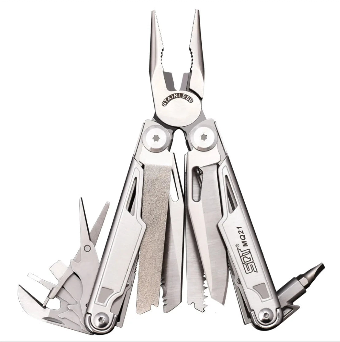 Durable Stainless Steel Portable Key Chain Tool Multi Function Survival Pliers