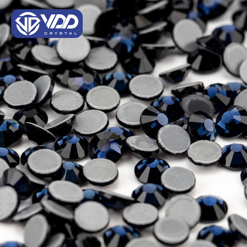 VDD 031 Montana High Quality Hot-Fix Glass Rhinestone Crystal Flatback Strass Stones for DIY Garment Decoration Wedding Dress