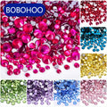 BOBOHOO Super Large SS60 Colorful Siam Peridot Sapphire Rose Crystal Stone Glass Flatback Rhinestones for Garment Dress Nail DIY