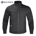 HAN WILD Tactical Jacket Outdoor Hiking  Camouflage Jacket Multi Pockets Men's Jacket