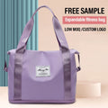 Wholesale Waterproof Nylon Gym Sports Bag Custom Women's Weekend Bag Fitness Travel Bag