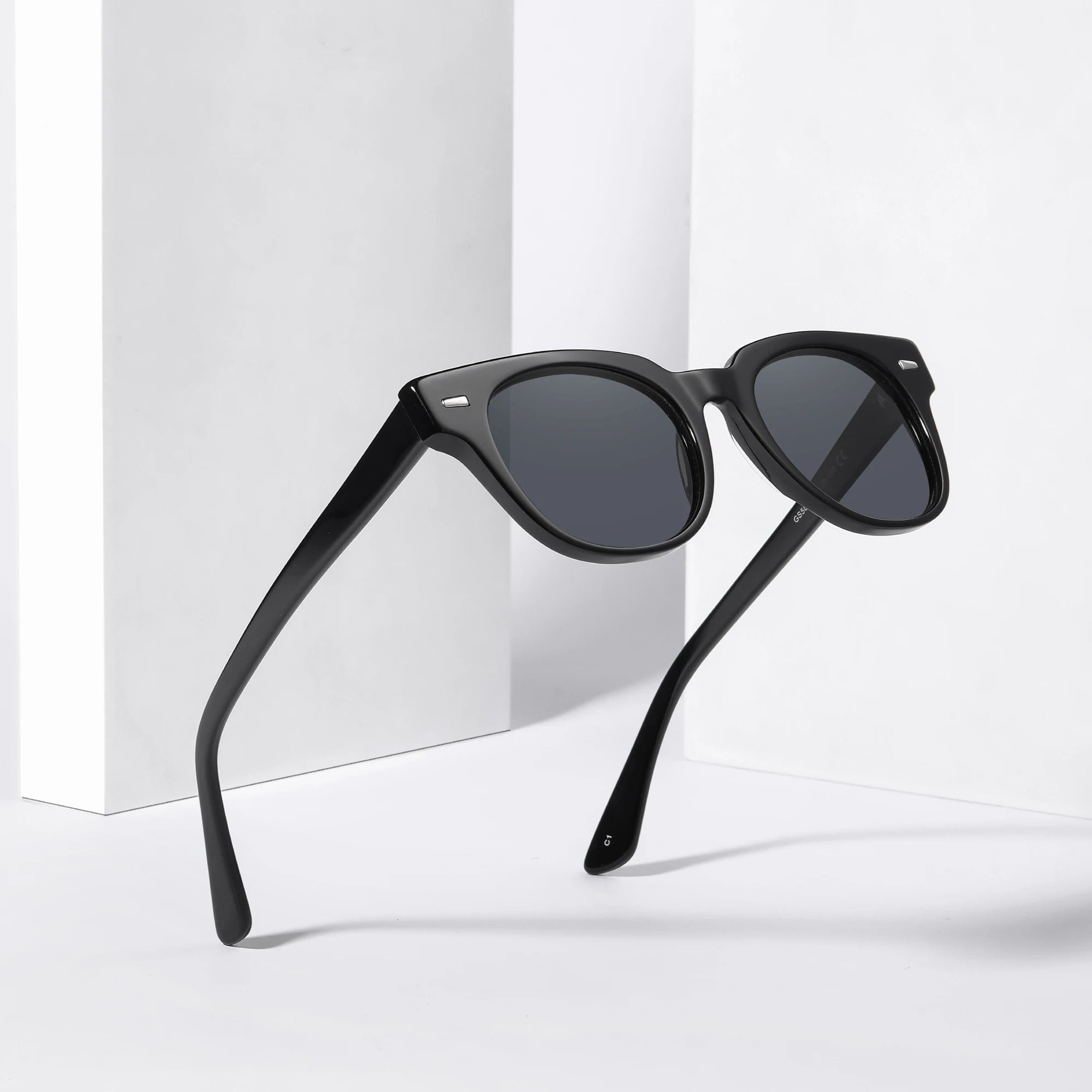 Handmade Good Quality Acetate Frame TAC Polarized Lens High End Luxury Women Men Sunglasses 2024