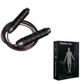 Heavy Weighted Steel Wire PVC Plastic Gym Pro Skipping Jump Rope with Case 2.8m