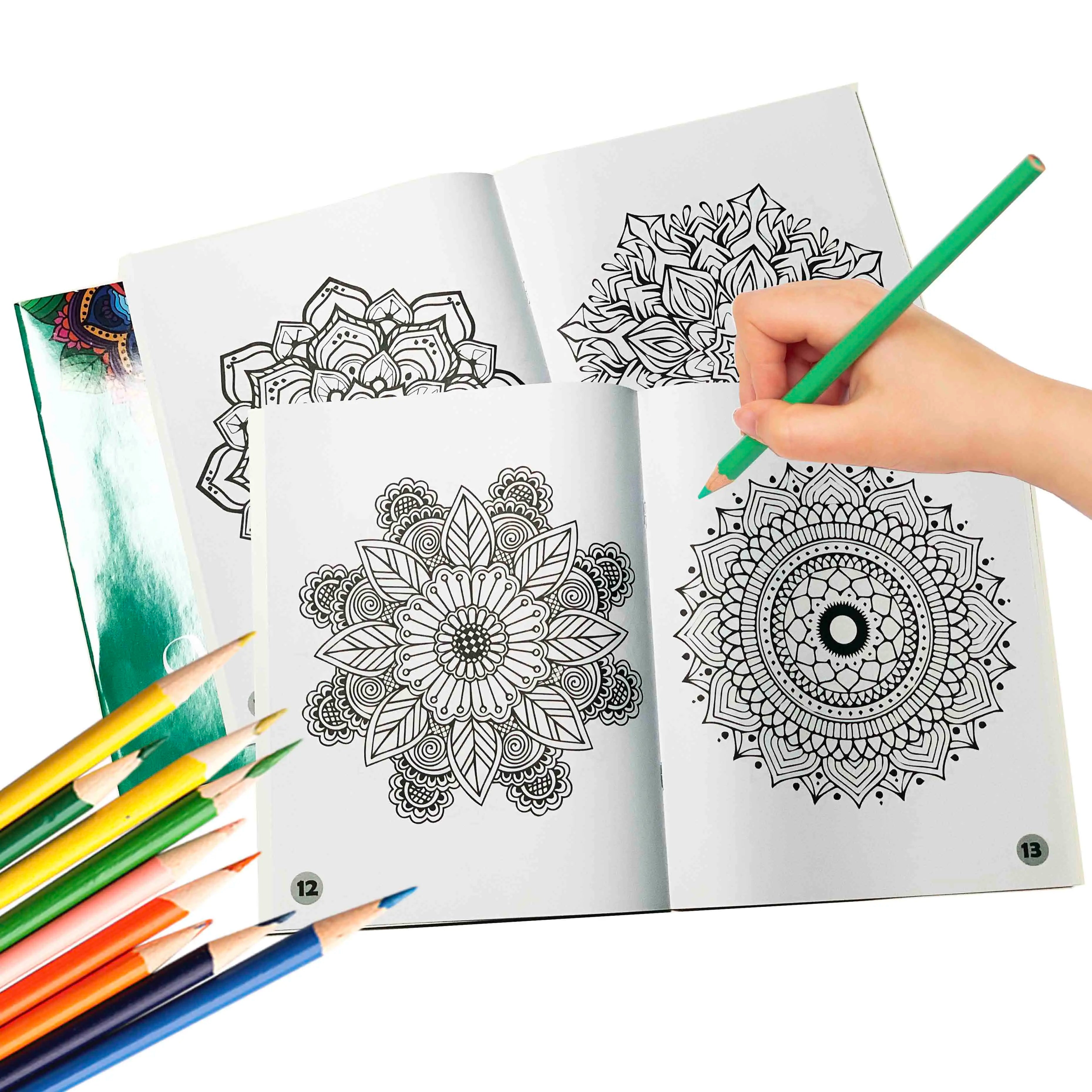 Wholesale Custom Quality Children Kids Book Coloring Printing for Activity Brochure Hand-drawn Drawing Printing
