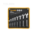 TOLSEN 15891 8pcs Combination Double Open End Tools Mini Spanner Set