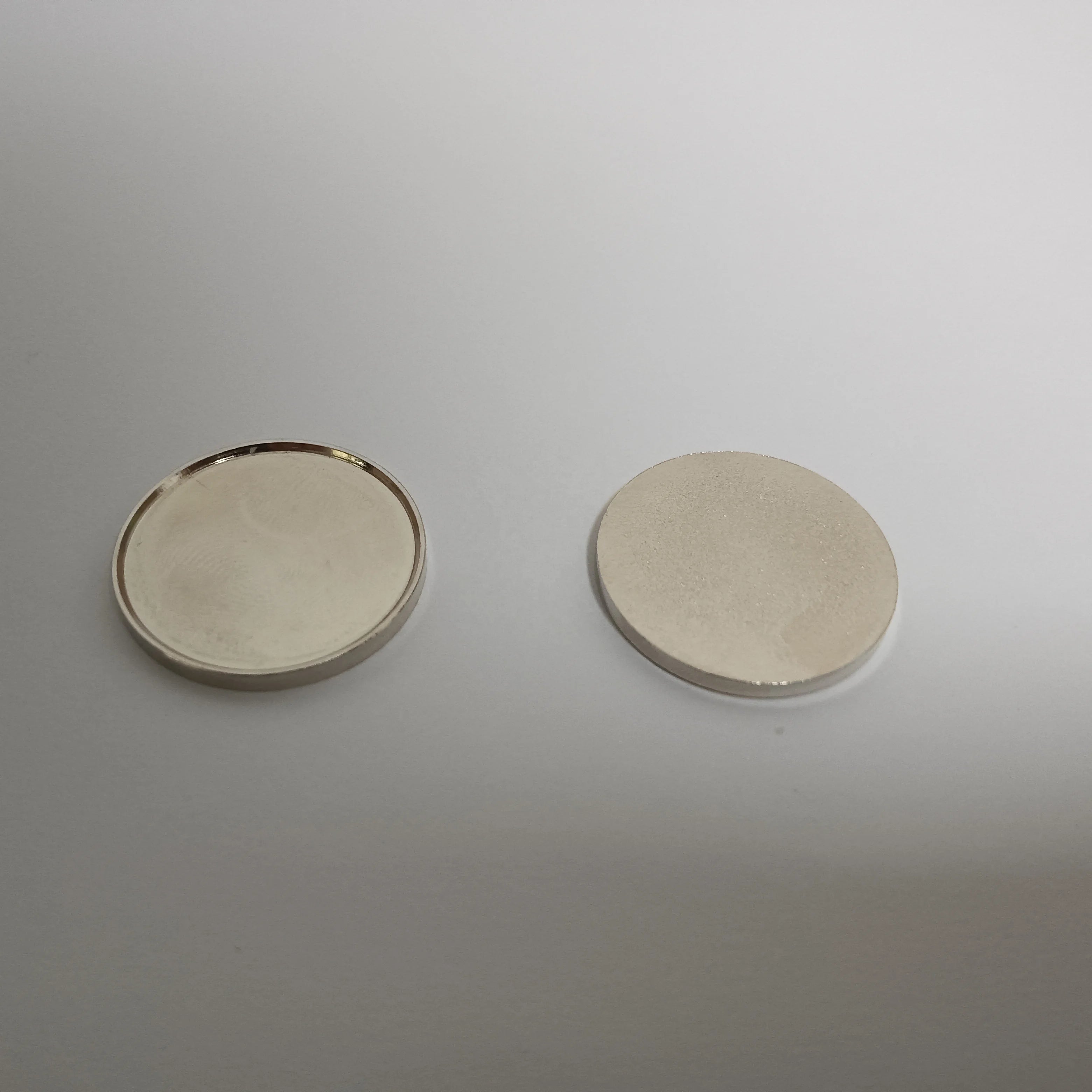 Customizable 24mm 25mm Iron Golf Ball Marker Personalized Printing on 25mm Metal Blank