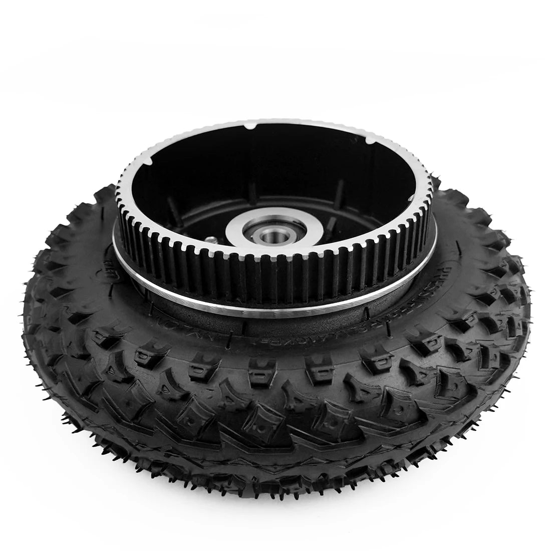 8 Inch Wheel Use 200x50 Inflated Off Road Tire With 5M Pulley 72 Teeth for Belt Drive Mountain Skateboard