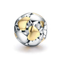 Factory 925 Sterling Silver Luminous Heart & Gold Heart Charms Beads Fit Charm Bracelet Valentine Day Gift S925 Jewel SCC537