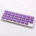OME P5226 Monthly Compartments Pill Organizer 31 Day Storage Box for Medicine Vitamin Tablet Holder Case