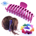 Artstar 9166 Custom Matte Colorful Large Hair Claw Clips for Woman Lady