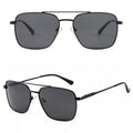 2024 Newest Luxury Square Metal Custom Logo Polarized Sunglasses 2023 Wholesale Shades Women Men Sun Glasses