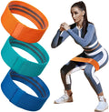 Woqi Workout Elastic Bands for Booty Belt Fabric Gluten Hip Thigh Tpe Bands for Yoga Bands