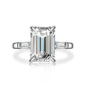 Qings New Fashion 925 Sterling Silver Fine Jewelry High Carbon Diamond Women Wedding Rings