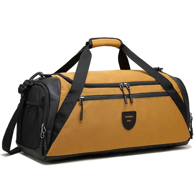 Zipper Large Capacity Adjustable Strap Unisex Fashion Multi-functional Durable Portable Outdoor Short Distance Travel Duffel Bag