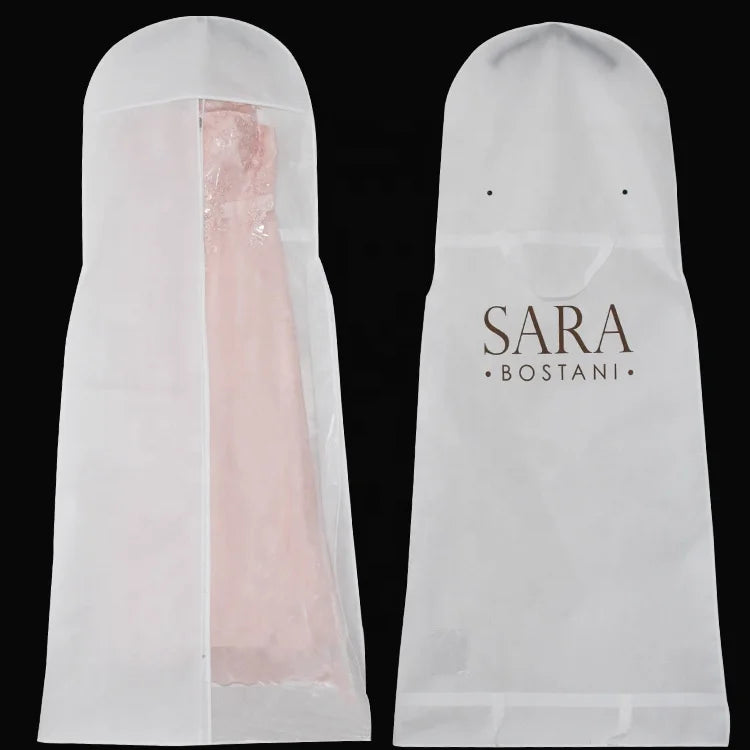 Clear Transparent Pvc Eco Friendly Customize Clothing Garment Cover Bag Cloth Custom Garment Bags Custom logo Wholesale
