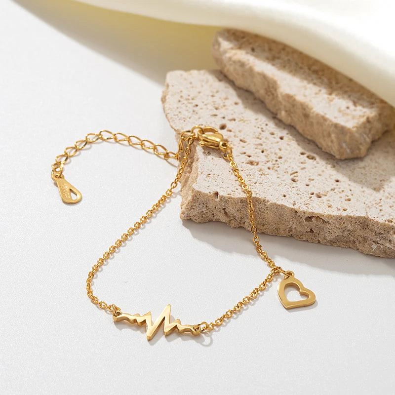 FashionCustomized Stainless Charm Chain Anklets for Women Jewelry Anklets