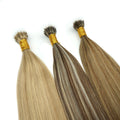 Luxury Double Drawn High Quality Remy Russian Nano Ring 100% Human Hair Extensions Full Cuticles No Shedding No Tangle