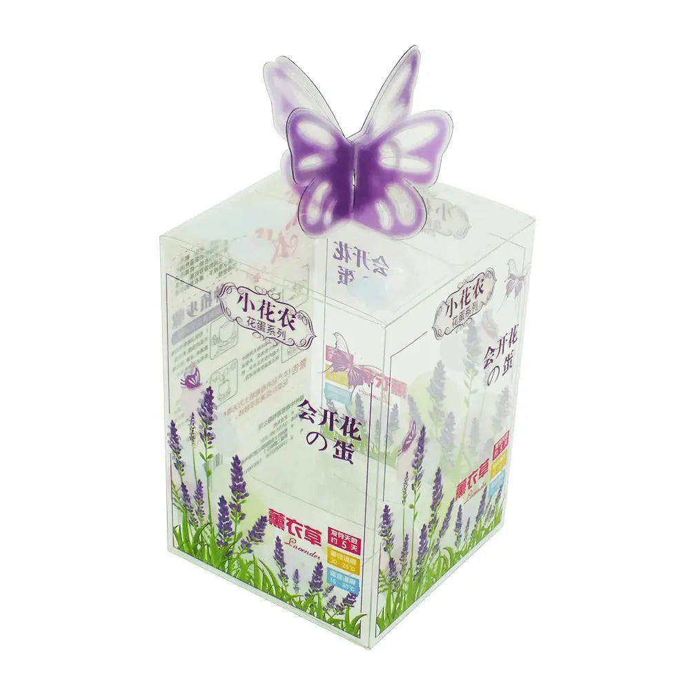 Clear PET Packing Gift Box Plastic Butterfly Printing Candy PVC Box Packaging Embossing Display Box