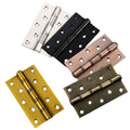 Factory Direct Sale Top Quality Stainless Steel 304 S Curved Holes Butt Hinge Regular Flush Pivot Door Flat Hinges