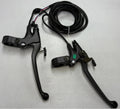 All Aluminum Brake Lever With Stop/Parking Button EBS Brake Cut Off Power&Brake for Electric Bike Scooter MTB Trike Mobility