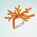 Coral Napkin Ring in Colors Glass Beads Napkin Holder for Kids Birthday Party Table Decoration Wholesale